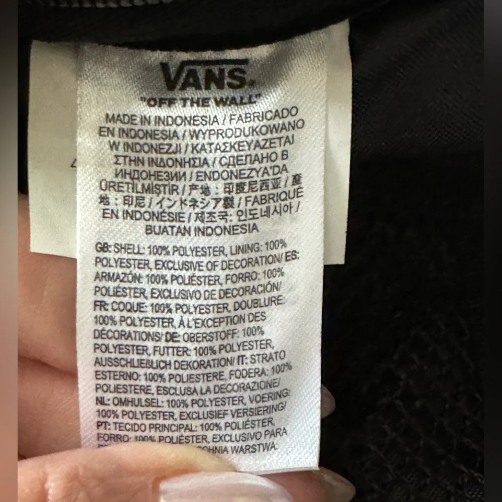 Vans Alumni Backpack - Black with Multicolor Pattern NWT